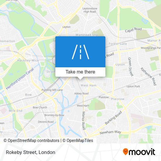 Rokeby Street map