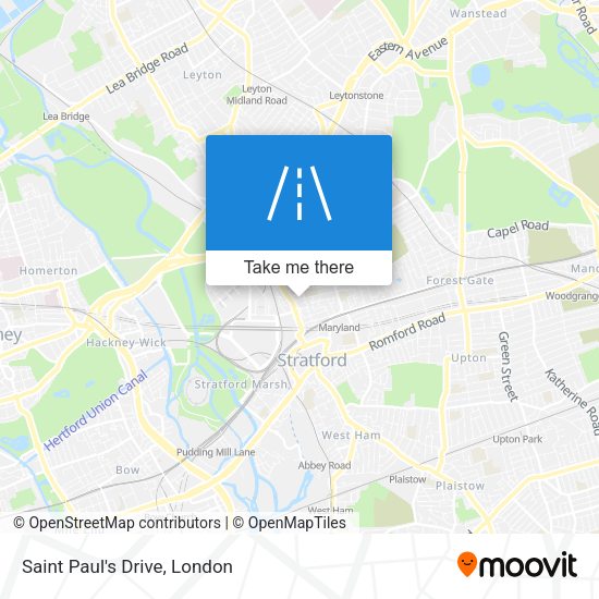 Saint Paul's Drive map