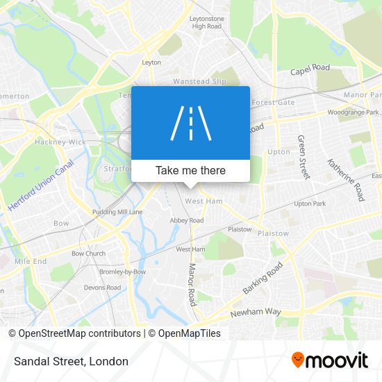 Sandal Street map