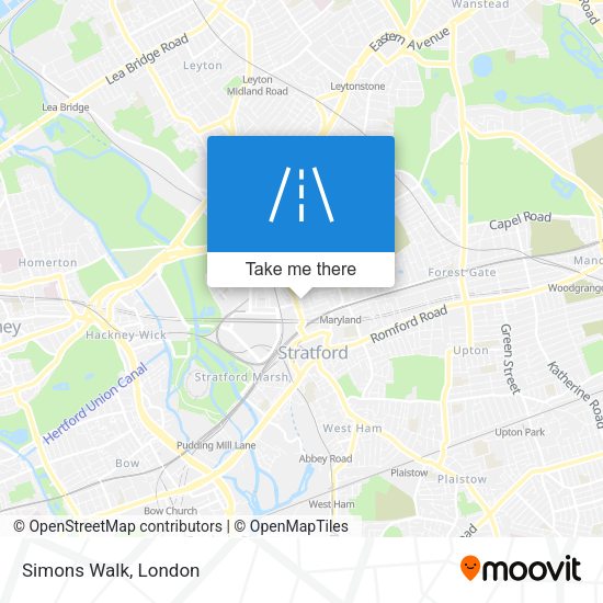 Simons Walk map
