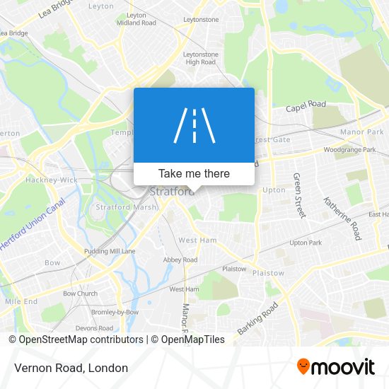 Vernon Road map
