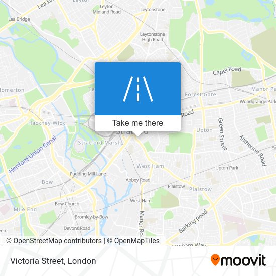 Victoria Street map