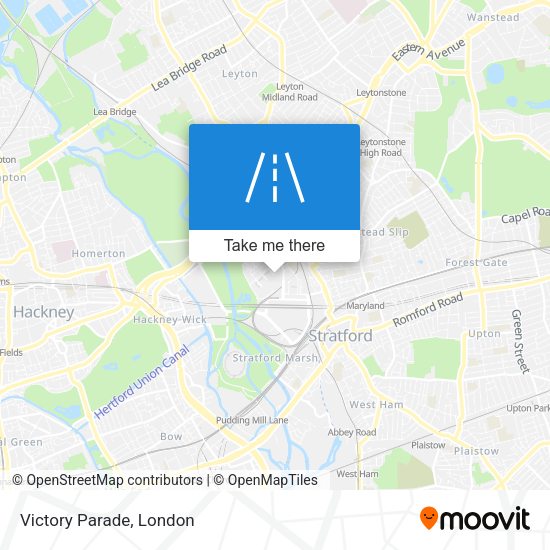 Victory Parade map
