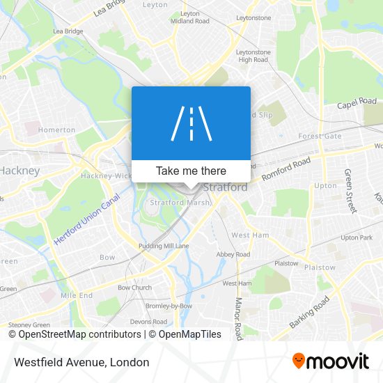Westfield Avenue map