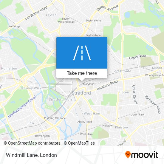 Windmill Lane map