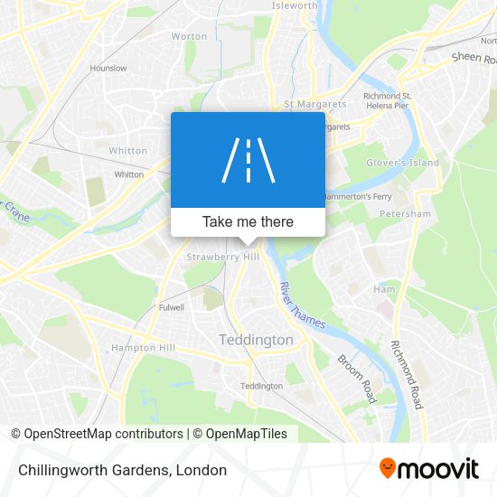 Chillingworth Gardens map