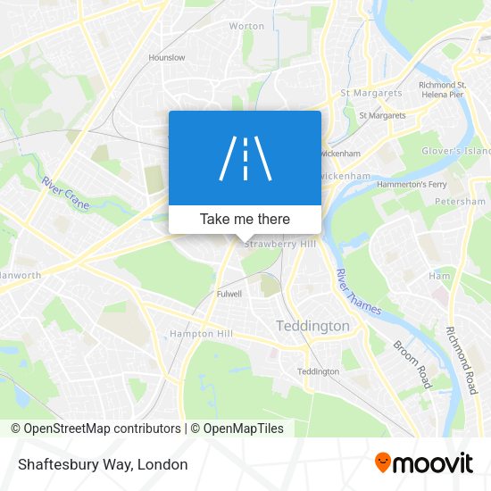 Shaftesbury Way map