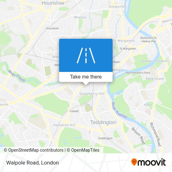 Walpole Road map