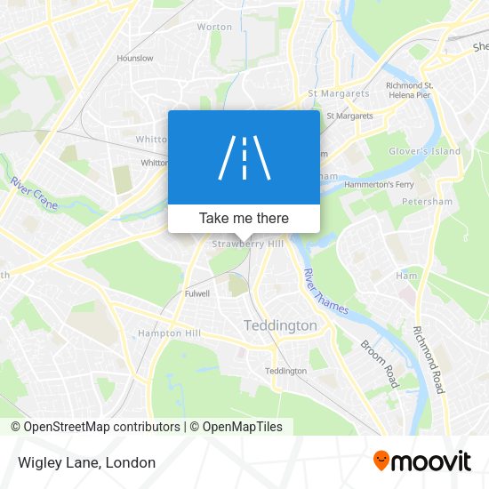 Wigley Lane map