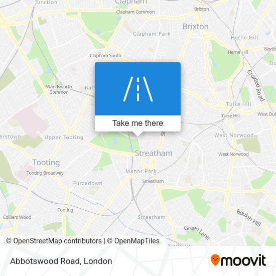 Abbotswood Road map