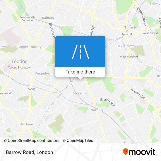 Barrow Road map
