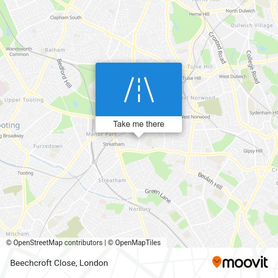 Beechcroft Close map