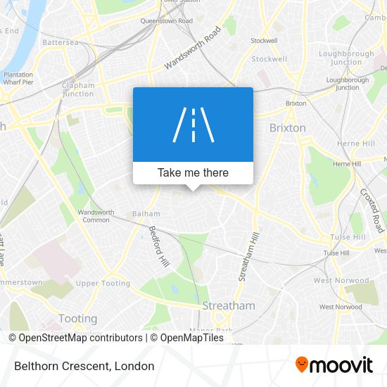 Belthorn Crescent map