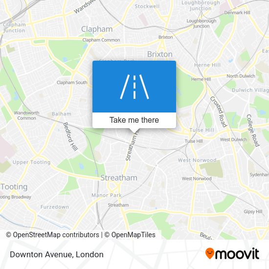Downton Avenue map