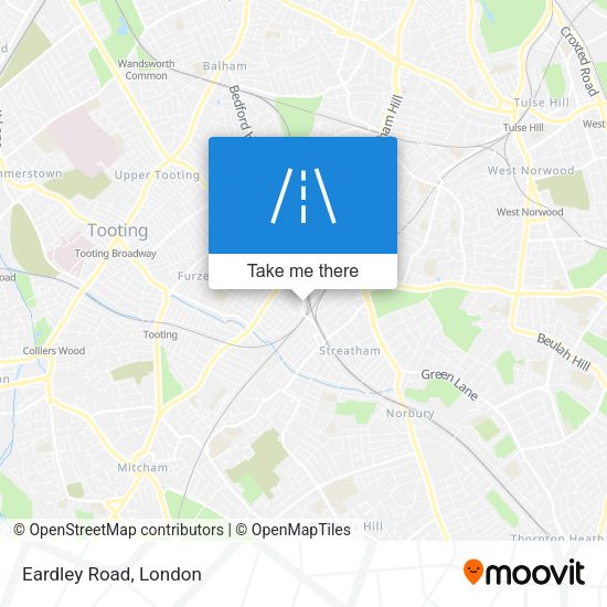 Eardley Road map