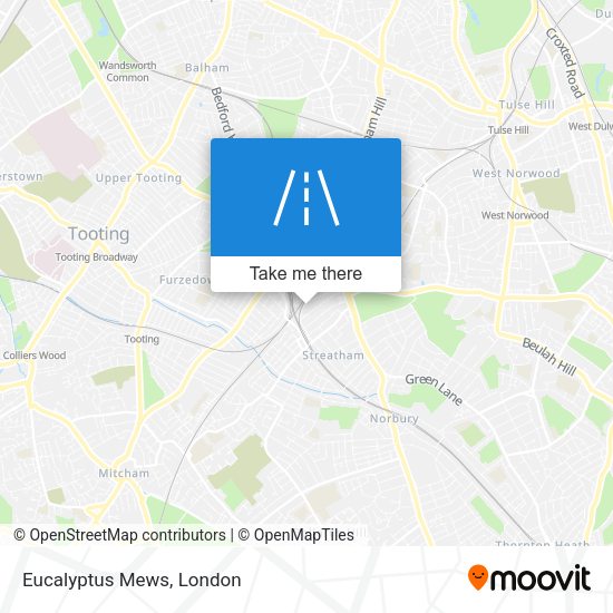 Eucalyptus Mews map