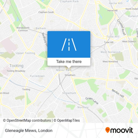Gleneagle Mews map
