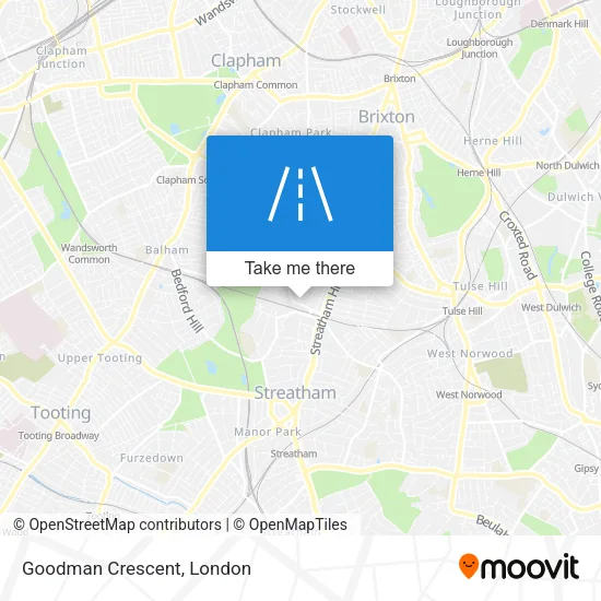 Goodman Crescent map