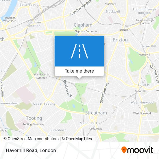 Haverhill Road map