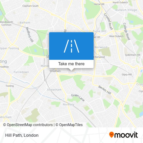 Hill Path map