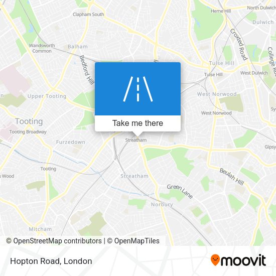 Hopton Road map