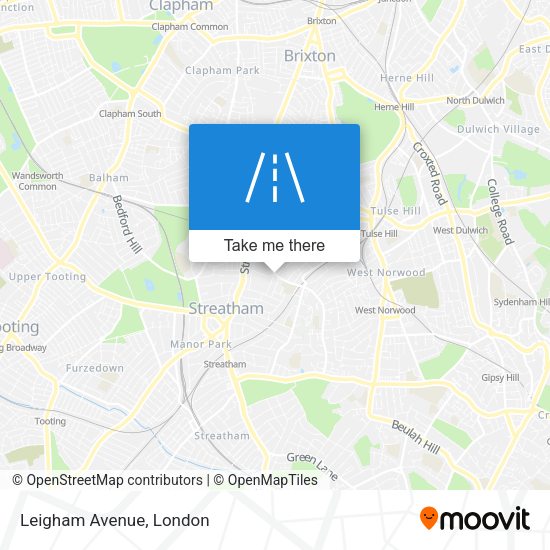 Leigham Avenue map