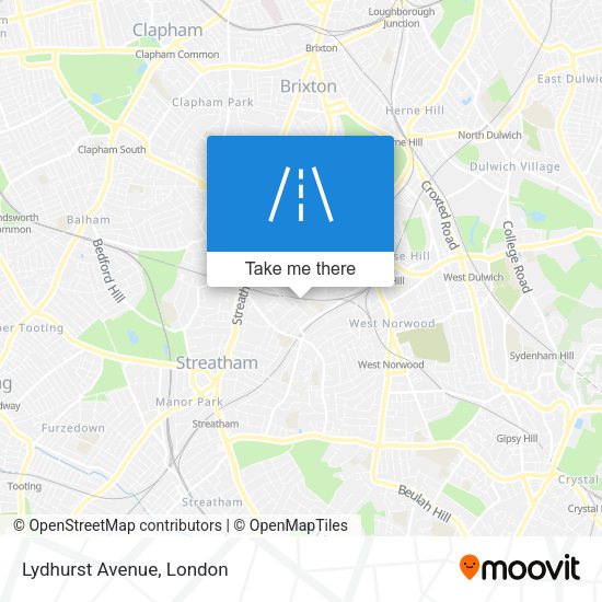 Lydhurst Avenue map