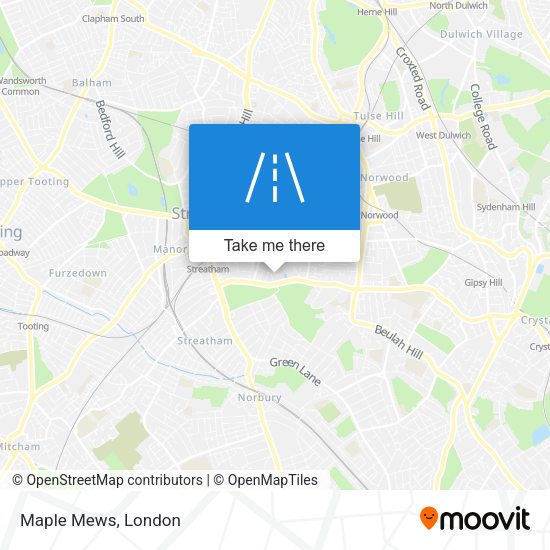Maple Mews map