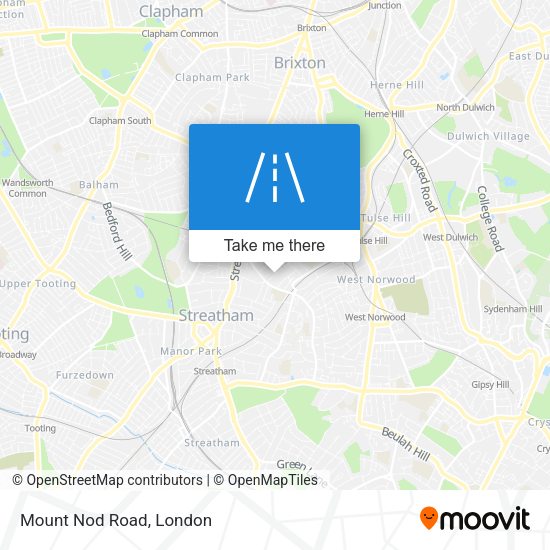 Mount Nod Road map