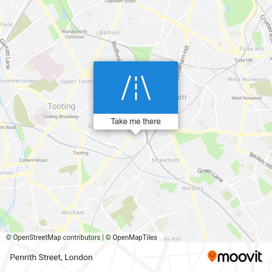 Penrith Street map