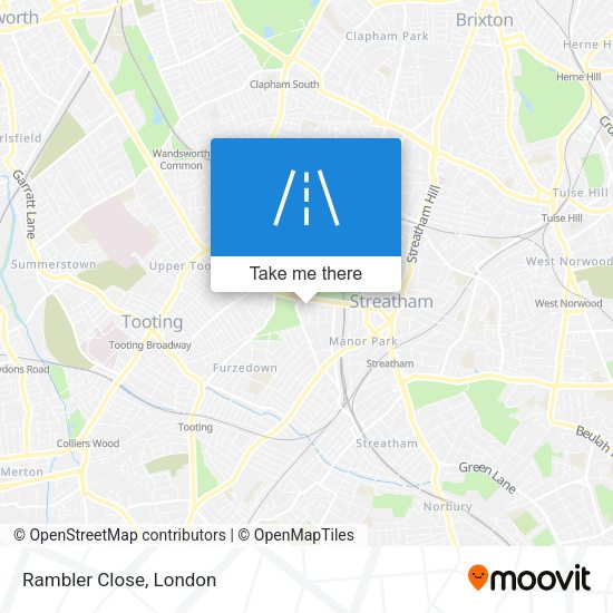 Rambler Close map