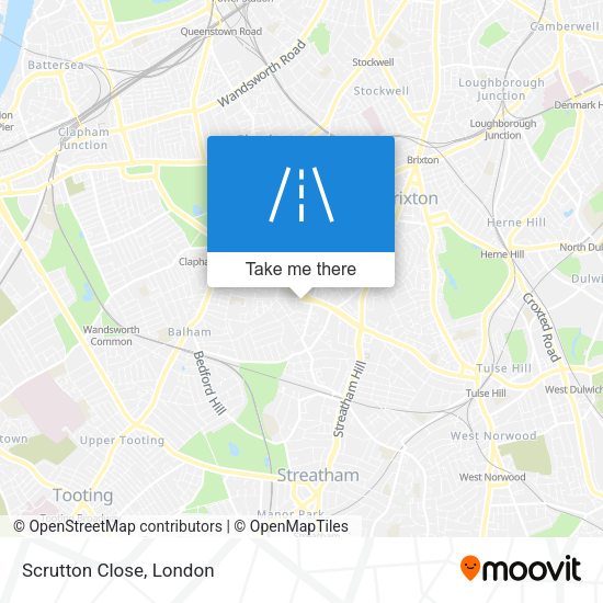 Scrutton Close map