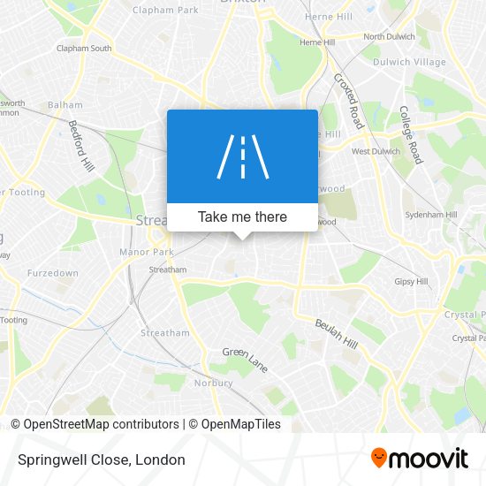 Springwell Close map
