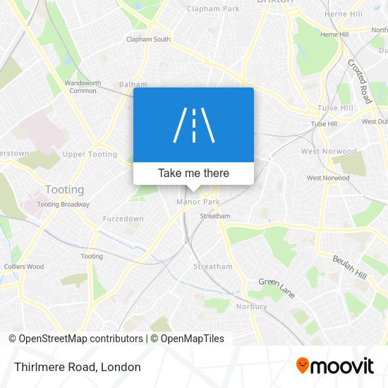 Thirlmere Road map
