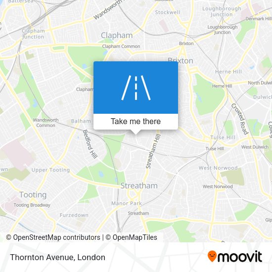 Thornton Avenue map