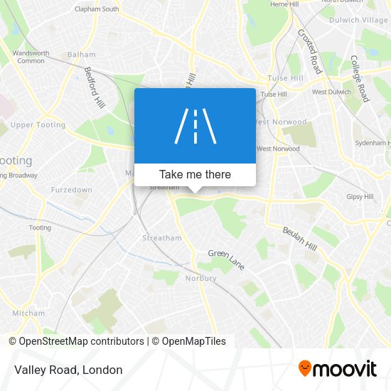 Valley Road map