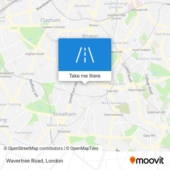 Wavertree Road map