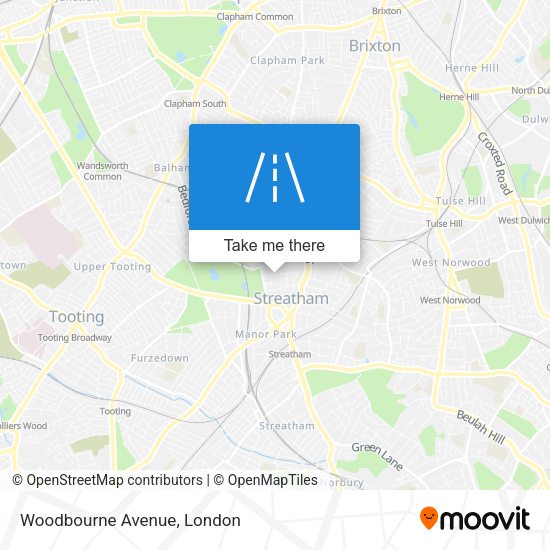Woodbourne Avenue map