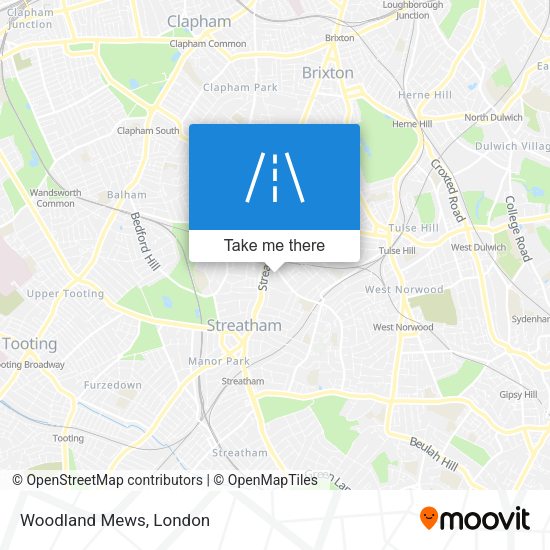 Woodland Mews map