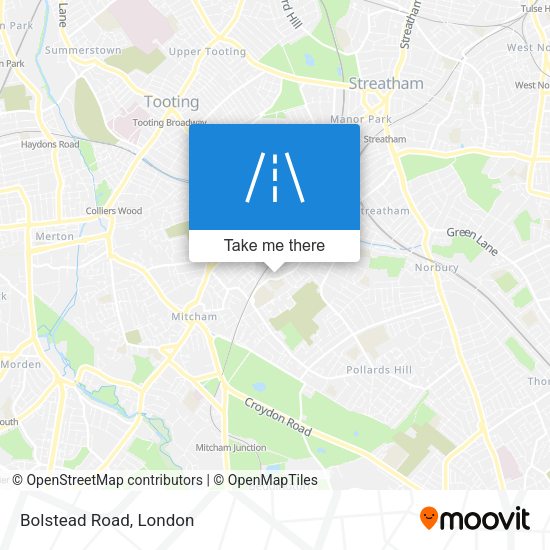 Bolstead Road map