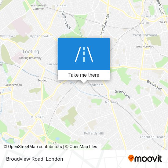 Broadview Road map