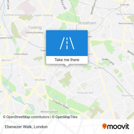 Ebenezer Walk map