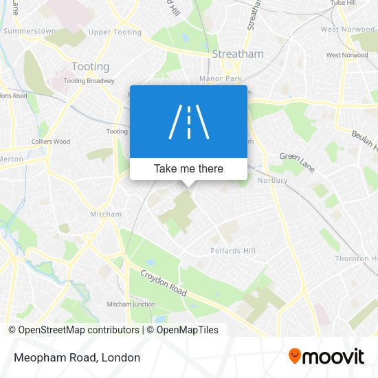 Meopham Road map