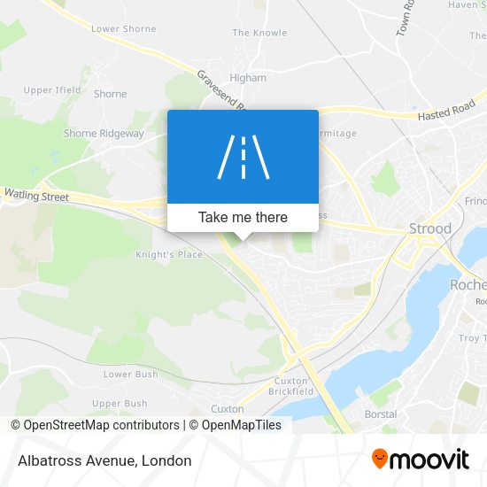 Albatross Avenue map
