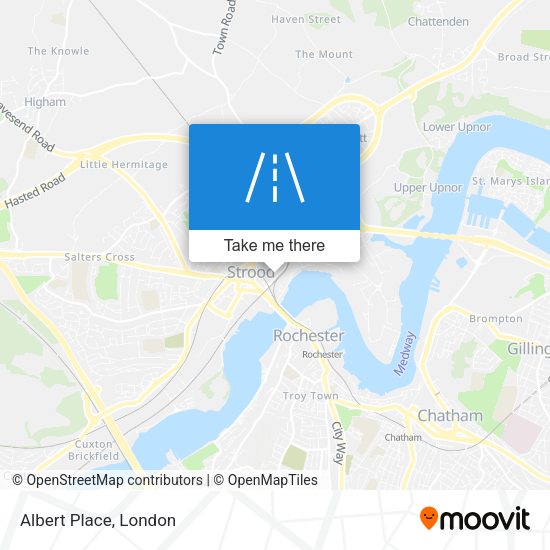 Albert Place map