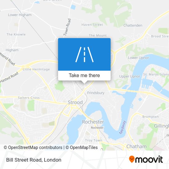 Bill Street Road map