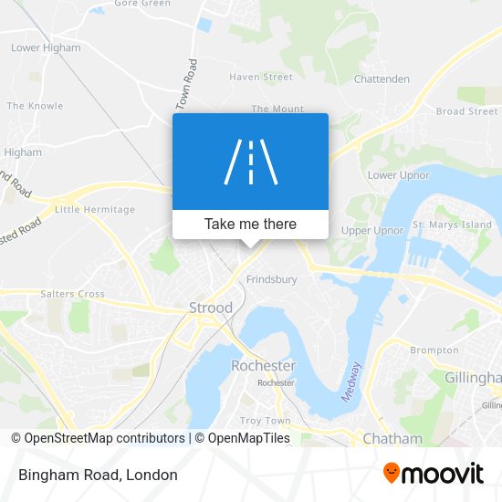 Bingham Road map