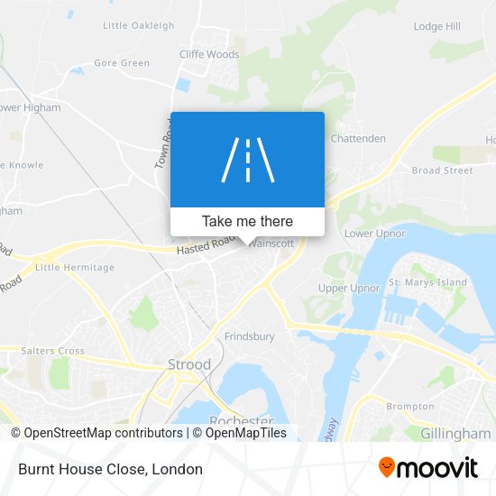 Burnt House Close map