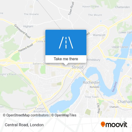 Central Road map
