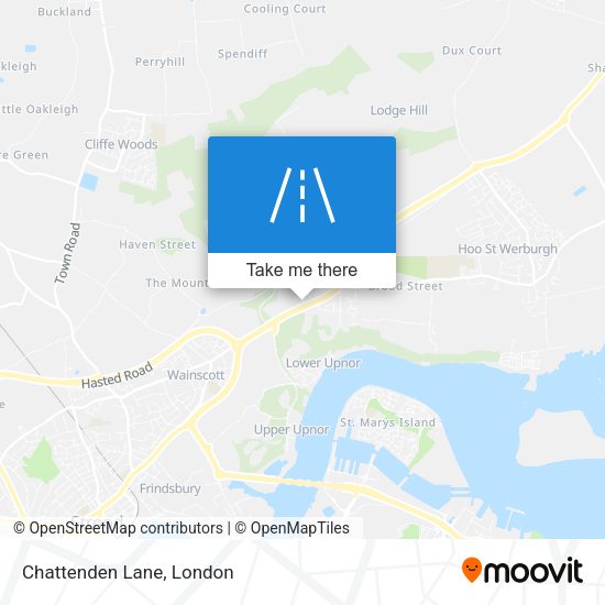 Chattenden Lane map